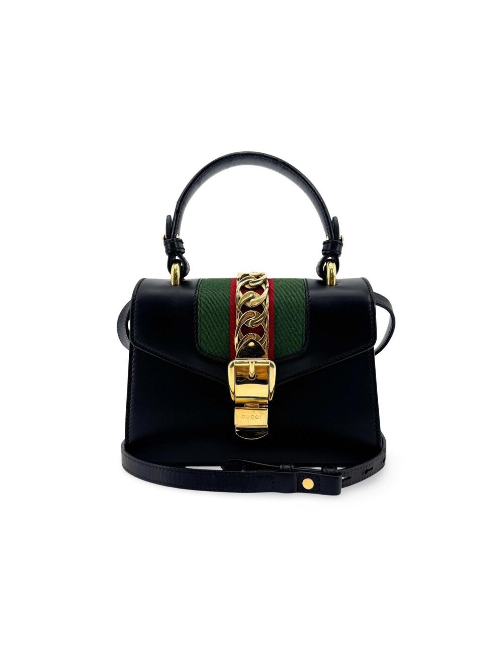 Gucci Sylvie Mini Top Handle Crossbody #362693G58B